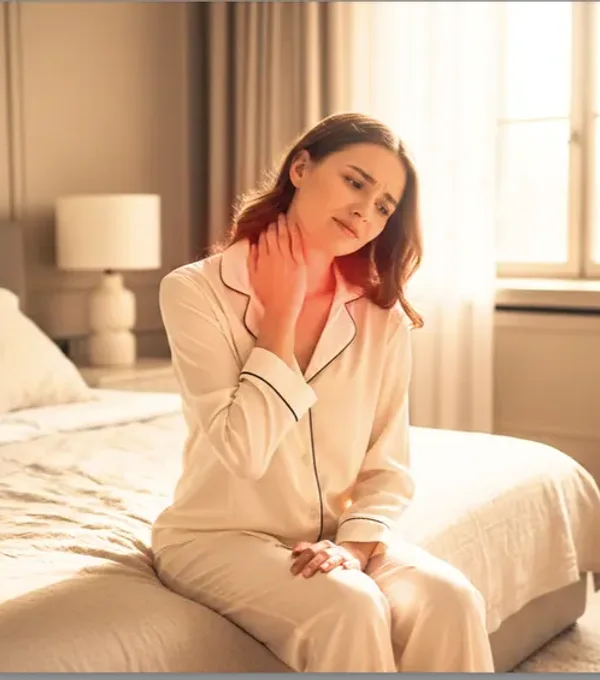 Waking with a stiff neck