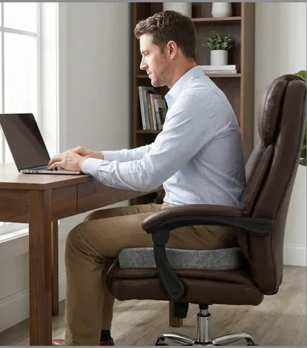 Sitting comfortably on a Kusho seat cushion