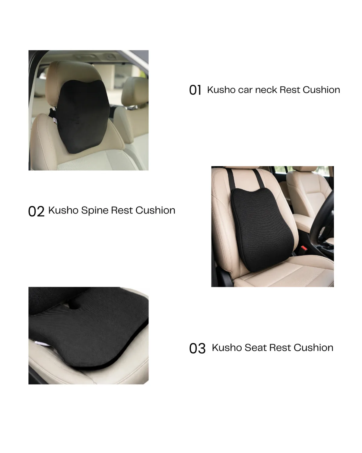 Kusho Car Comfort Combo