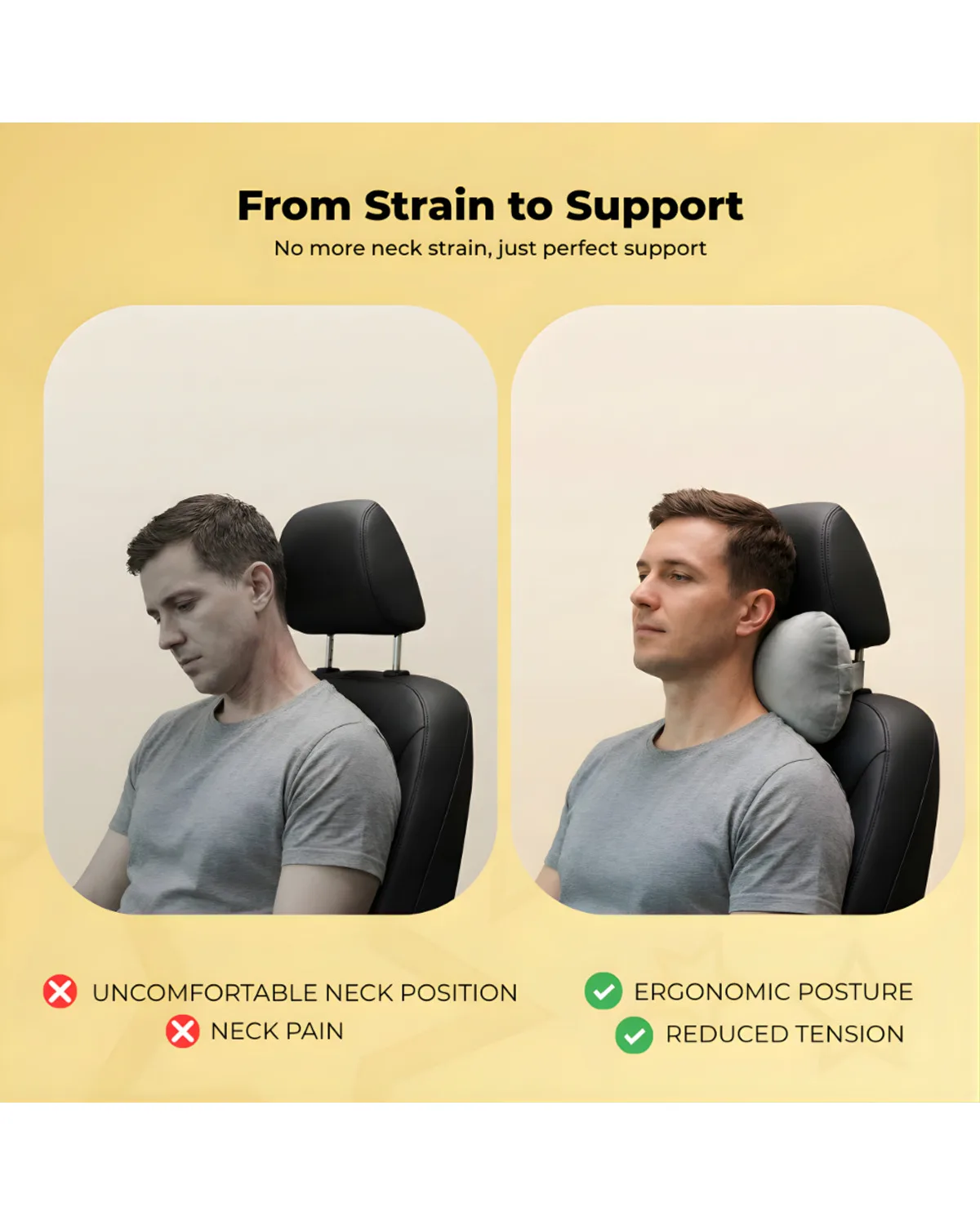 Kusho Car Neck Pillow