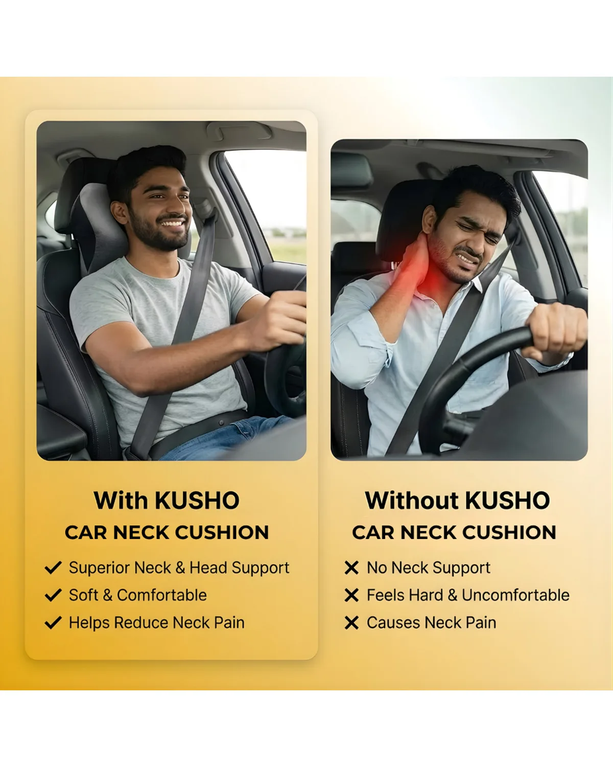 Kusho Car Neck Cushion