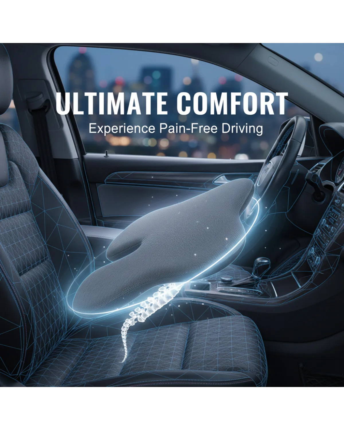 Kusho Car Seat Cushion