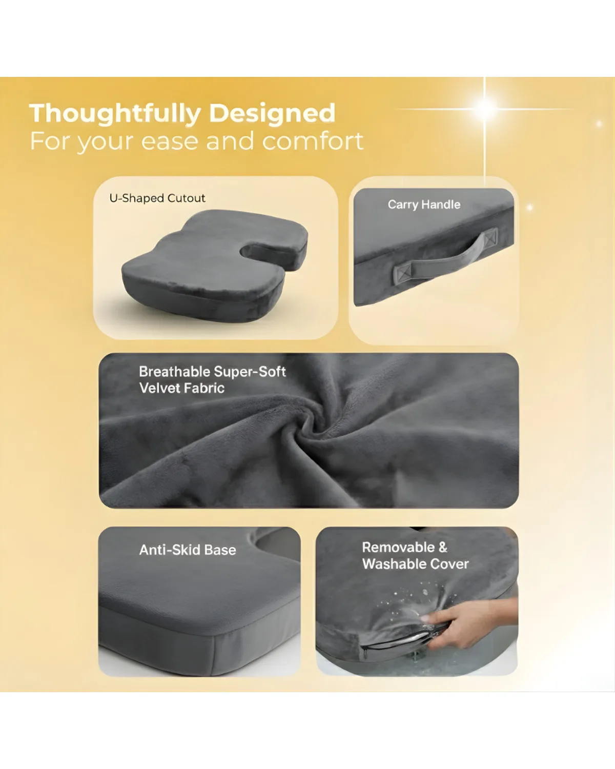 Kusho Tailbone Support Cushion