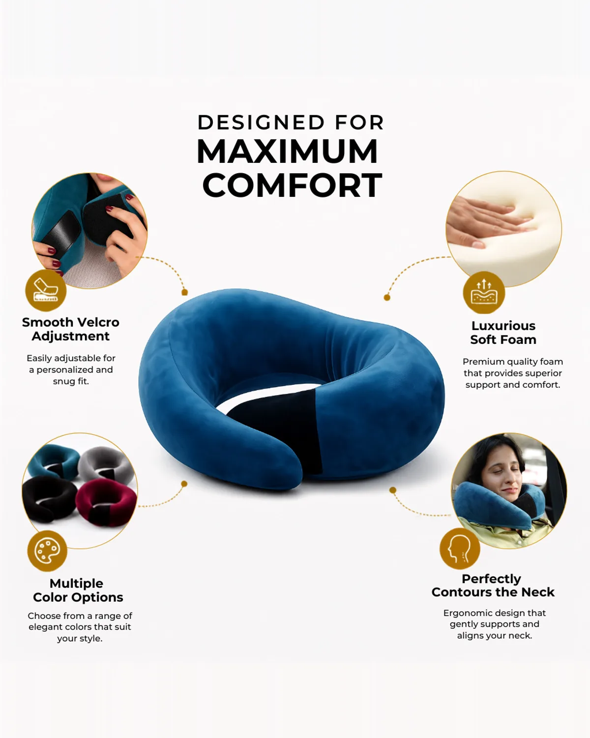 Kusho Travel Neck Pro Cushion