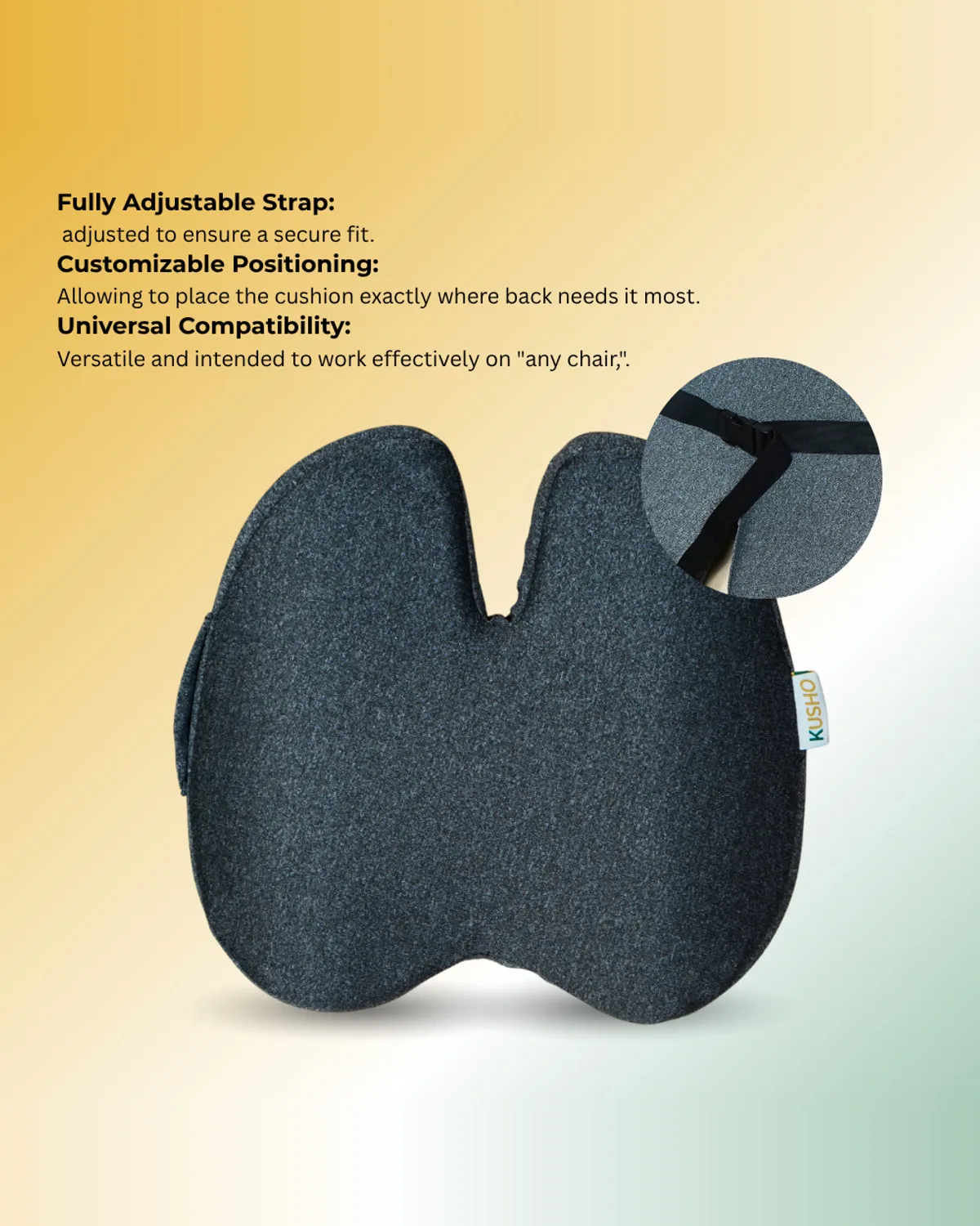 Kusho Lumbar Back Pro Cushion