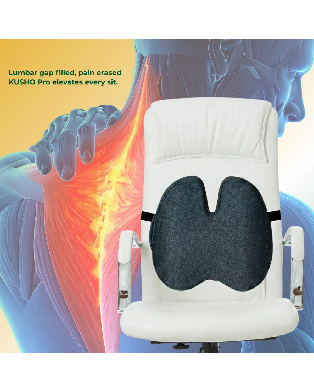 Kusho Lumbar Back Pro Cushion